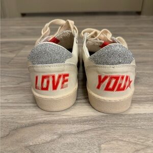 golden goose brand new Valentine’s Day edition sneakers size 37